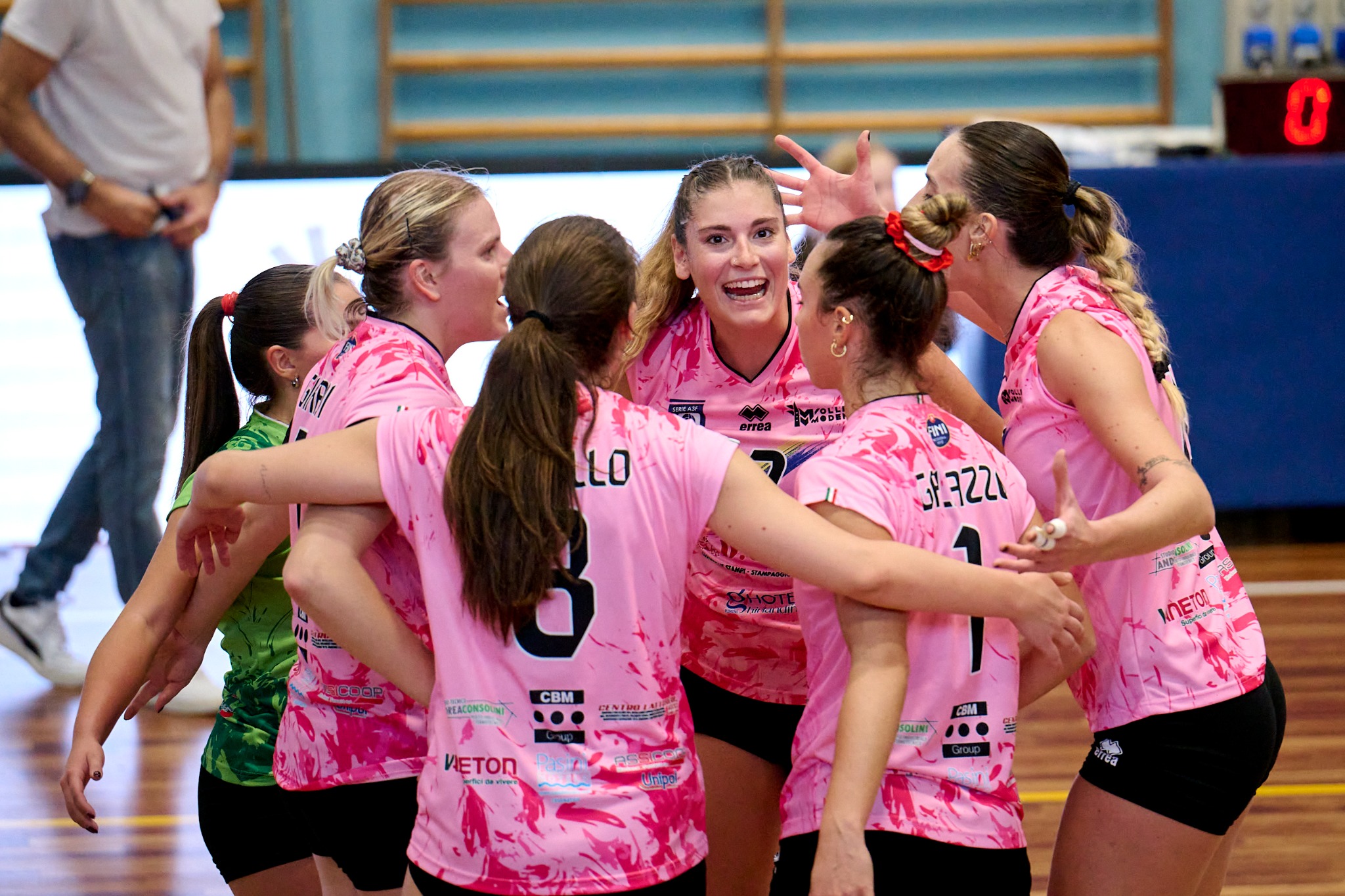 Volley Modena in una partita casalinga